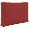 vidaXL Cuscino per divano da esterno 2 pcs Rosso vino Poliestere