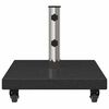 vidaXL Base per ombrellone Nero 45 x 45 x 45 cm Granito