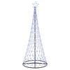 vidaXL Albero di Natale LED Blu 250 cm Metallo