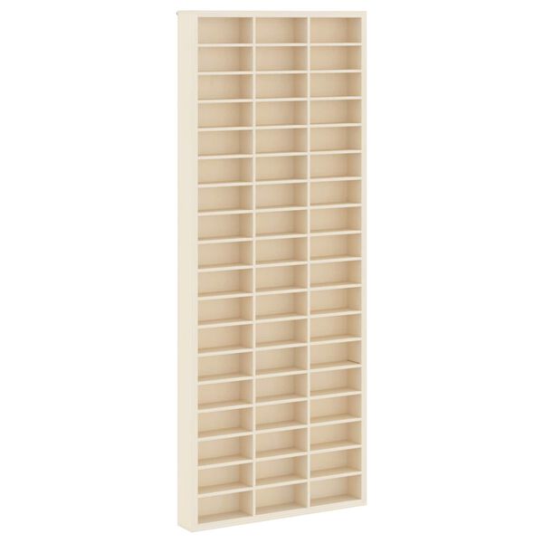 vidaXL Vetrina a muro Beige 30 x 4,5 x 75 cm Legno multistrato
