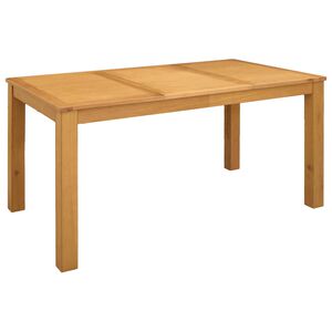 vidaXL Tavolo da pranzo 150 x 85 x 75 cm Legno di Quercia Massello