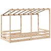 vidaXL Letto per Bambini con Tetto 100x200 cm Legno Massello di Pino