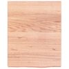 vidaXL Piano Bagno Marrone 40x50x(2-4) cm Legno Massello Trattato