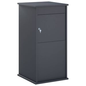 vidaXL cassetta postalepastkastei Antracite 50 x 52 x 100 cm Acciaio