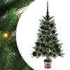 vidaXL Albero di Natale con 150 LED con supporto Verde 65 cm PE