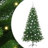 vidaXL Albero di Natale con 150 LED con supporto Verde 150 cm PE