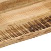 vidaXL Piano Tavolo Bordi Vivi 90x40x3,8cm Legno Massello Mango Grezzo