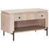 vidaXL Panca per scarpe con cassetto con lo scaffale 85 x 37 x 48 cm