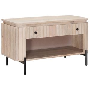 vidaXL Panca per scarpe con cassetto con lo scaffale 85 x 37 x 48 cm