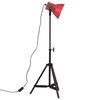 vidaXL Lampada da Terra 25 W Rosso Anticato 35x35x65/95 cm E27