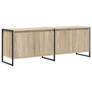 vidaXL Mobile TV Sonoma 140 x 36 x 49.5 cm Legno multistrato