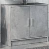 vidaXL Mobile Lavabo Grigio Cemento 63x29x55 cm in Legno Multistrato