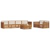 vidaXL Set di divani da esterno 7 pcs Naturale