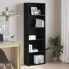 vidaXL Libreria Rovere Nero 60x30x189 cm in Legno Multistrato