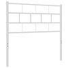 vidaXL Testiera di Ricambio in Metallo Bianco 107 cm