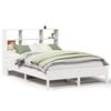vidaXL Letto Libreria senza Materasso Bianco 120x190 cm Legno di Pino