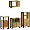 vidaXL Set di mobili per il bagno 4 pcs Legno di mango massello