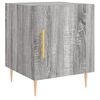 vidaXL Comodino Grigio Sonoma 40x40x50 cm in Legno Multistrato