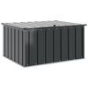 vidaXL Scatola di Stoccaggio per Giardino Nero 101 x 82 x 50 cm