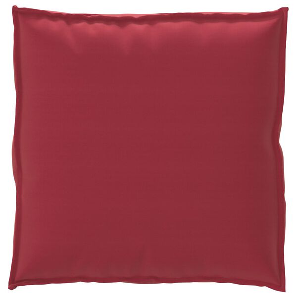 vidaXL Set di Cuscini per Pallet 2 pcs Rosso Vino Tessuto Oxford