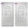 vidaXL Porta Ingresso Bianca 98x208 cm in PVC