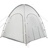 vidaXL Tenda da Piscina con tetto Grigio 366 x 305 x 231 cm