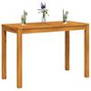 vidaXL Tavolo da Pranzo da Giardino 110x55x75 cm Legno Massello Acacia