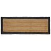 vidaXL Tappeti per area Grigio Scuro 80 x 250 cm Juta
