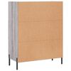 vidaXL Credenza Grigio Sonoma 69,5x34x90 cm in Legno Multistrato