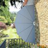 vidaXL Tenda Laterale per Terrazza Pieghevole Grigio 160 cm