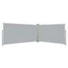 vidaXL Tenda da Sole Laterale Retrattile 160x600 cm Grigia