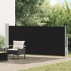 vidaXL Tenda da Sole Laterale Retrattile 140 x 300 cm Nera