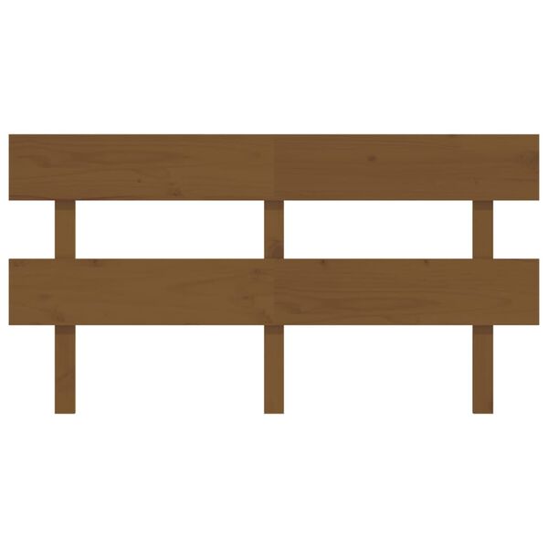 vidaXL Testiera per Letto ambra 164x3x81 cm in Legno Massello di Pino