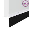 vidaXL Spazzole per porte a vite 12 pcs Bianco 100 cm