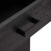 vidaXL Comodino Nero 40x30x55 cm Legno Massello di Pino Riciclato