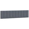 vidaXL Giroletto senza Materasso Hanko Grigio Scuro 200x200 cm Velluto