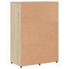 vidaXL Credenze 2 pz Rovere Sonoma 60x31x84 cm in Legno Multistrato
