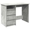vidaXL Scrivania Grigio Cemento 102x50x75 cm in Legno Multistrato