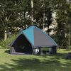 vidaXL Tenda Teepee con tetto Blu e Grigio 490 x 410 x 210 cm