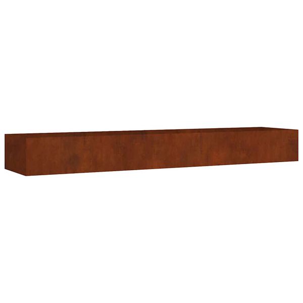 vidaXL Fioriera Rialzata da Giardino 360x80x40 cm in Acciaio Corten