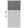 vidaXL Tenda per Finestra con tende Grigio scuro Alluminio