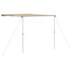 vidaXL Tendalino per Camper e Roulotte 2,4x3x2,15 m Beige