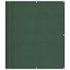 vidaXL Paravento Balcone Verde Scuro 120x800 cm 100% Poliestere Oxford