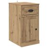 vidaXL Mobile laterale Rovere artigianale 40 x 50 x 75 cm