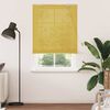 vidaXL Tenda a rullo con tende Giallo 100 x 220 cm Bambù