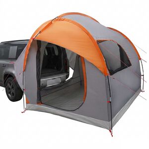 vidaXL Tenda da auto con tetto Grigio e arancione 239 x 210 x 210 cm
