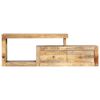 vidaXL Mobile Porta TV 120x30x40 cm in Legno Massello di Mango
