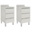 vidaXL Mobili da cucina commerciali con 3 cassetti 2 pz 50x60x96 cm