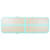 vidaXL Tappetino Ginnastica Gonfiabile e Pompa 600x100x10 cm PVC Verde
