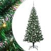 vidaXL Albero di Natale artificiale con luci integrate Verde 210 cm